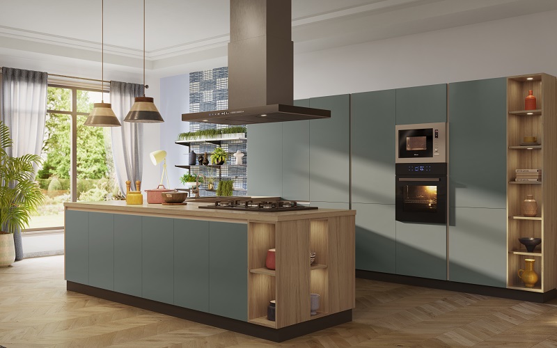 Parallel Kitchen Design - Maruti Ply & Glass